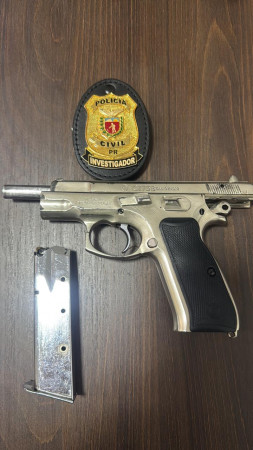 PCPR concluí inquérito que investiga caso de disparos de arma de fogo em Campo Mourão