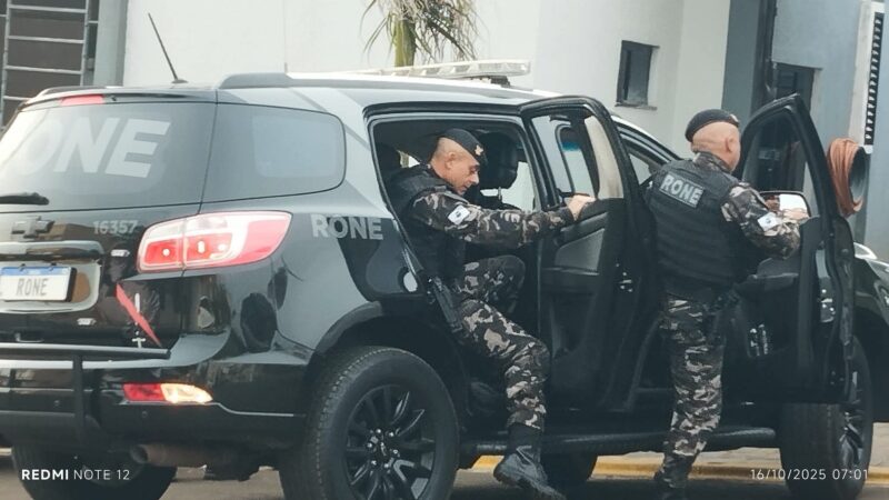 Operação policial de grande porte deixa três mortos em Laranjeiras do Sul