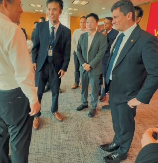 Sergio Moro vai a China com cúpula do União Brasil