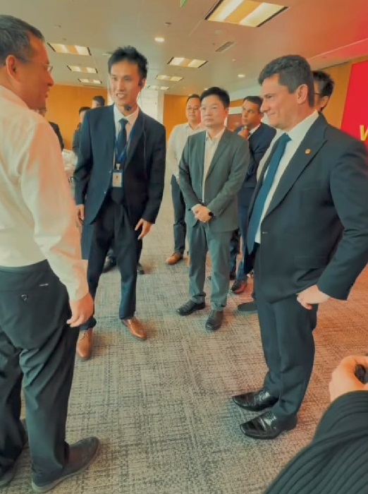 Sergio Moro vai a China com cúpula do União Brasil
