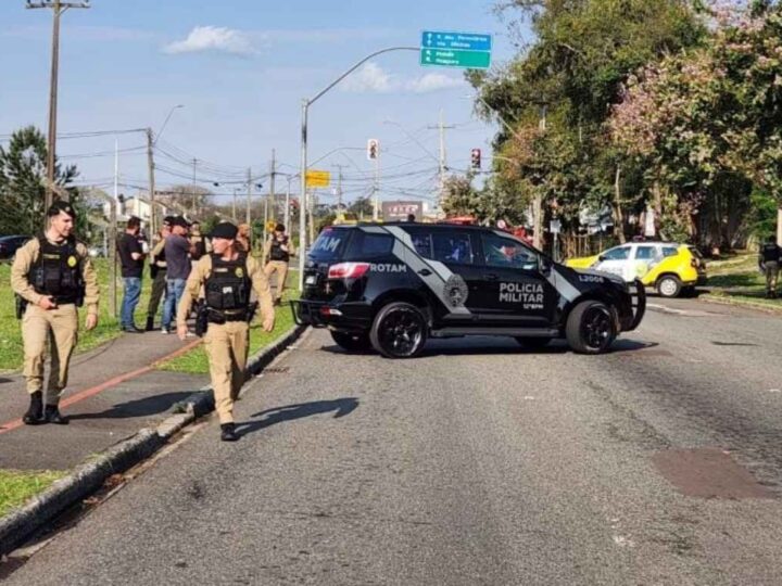 Suspeito de furto morre em confronto com a PM no Cajuru, em Curitiba; vídeo registra o momento