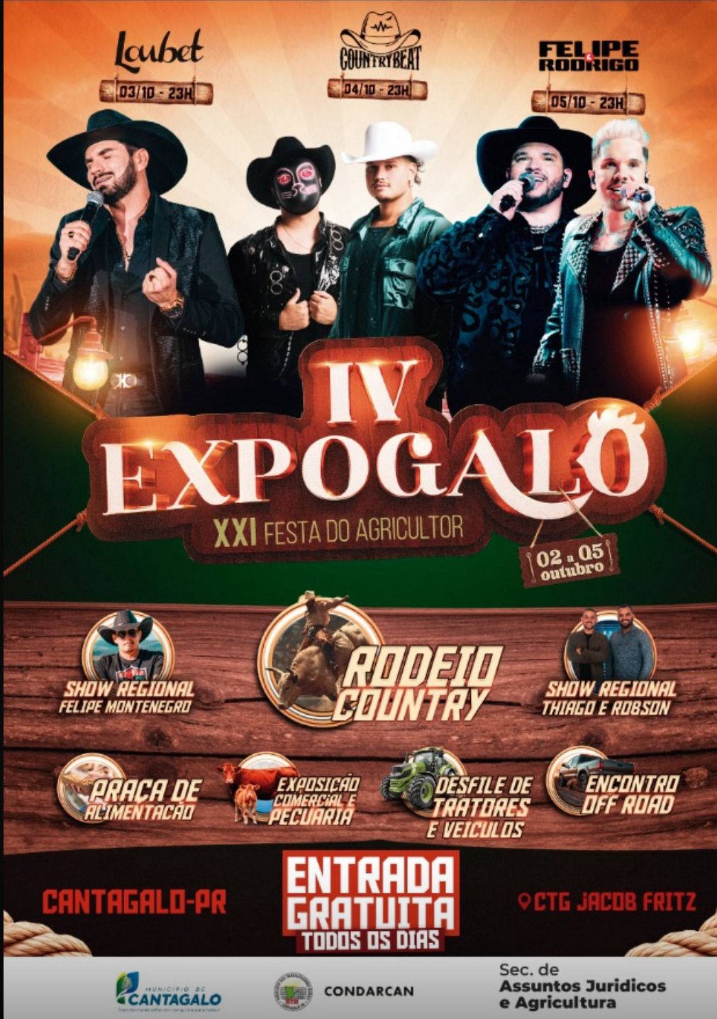 Cantagalo vai tremer! Começa hoje a IV Expogalo & XXI Festa do Agricultor
