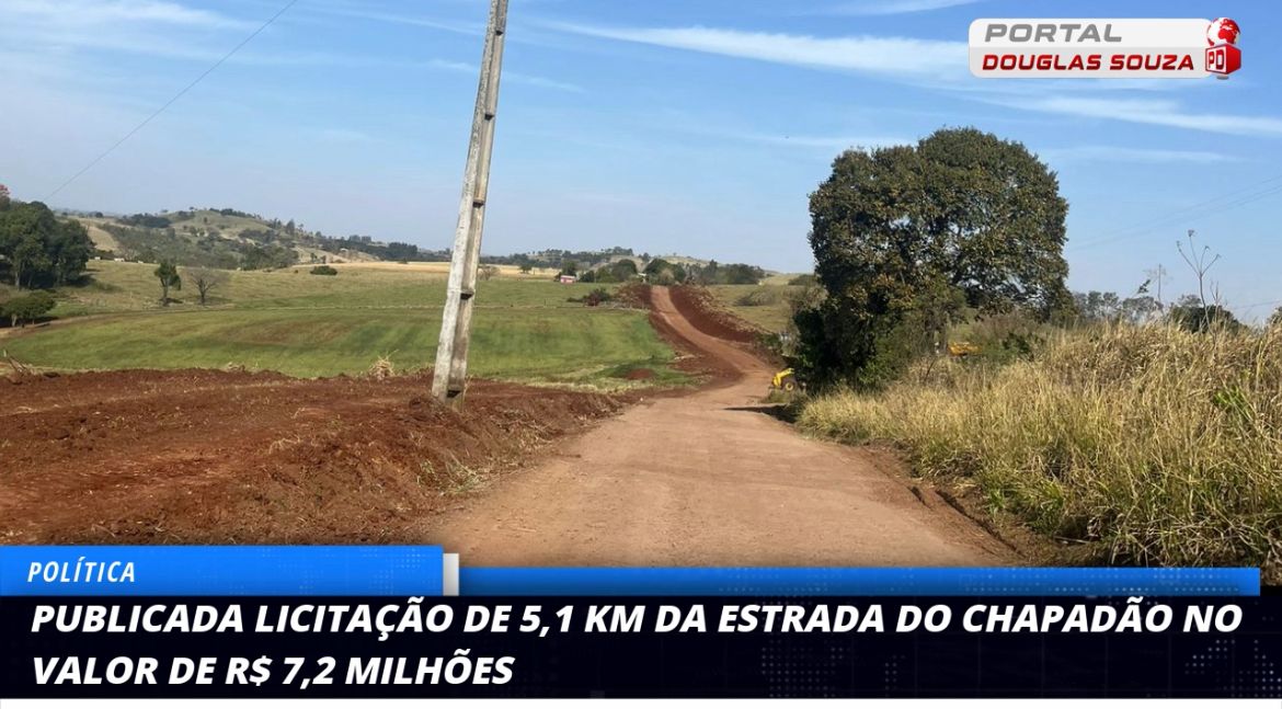Laranjal Impulsiona Desenvolvimento Rural com Licitação de R$7,2 Milhões para Estrada do Chapadão