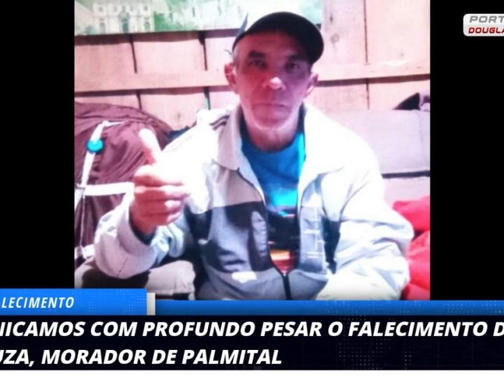 Palmital de Luto: Morre José de Souza, Figura Conhecida na Comunidade
