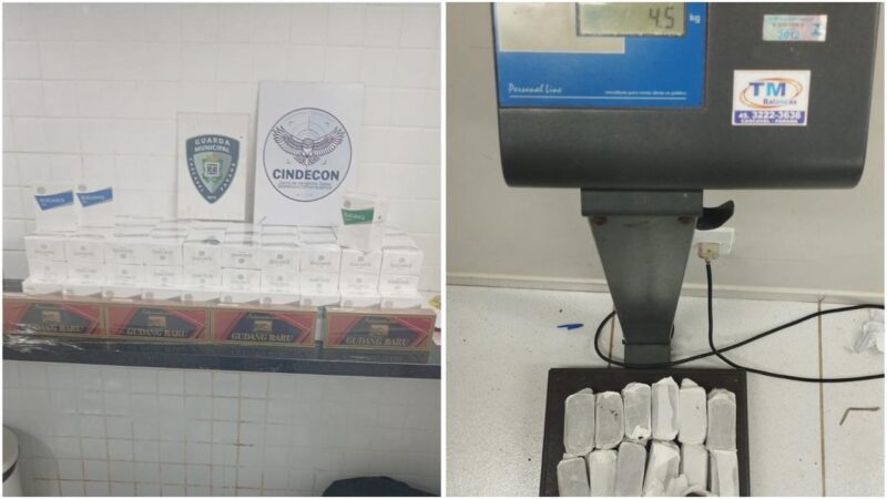 Apreensão de haxixe e cigarros em Cascavel