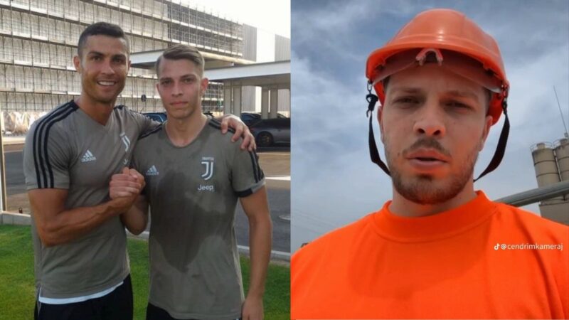Do vestiário de CR7 ao canteiro de obras: a reviravolta na vida de Cendrim Kameraj