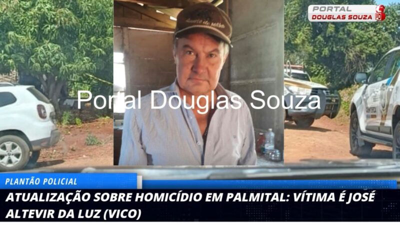 Palmital de Luto: José Altevir da Luz (Vico) Encontrado Morto em Residência