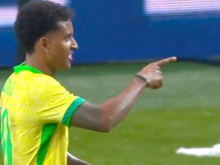 Rodrygo brilha em amistoso e crava: “Tratei como final de Copa”