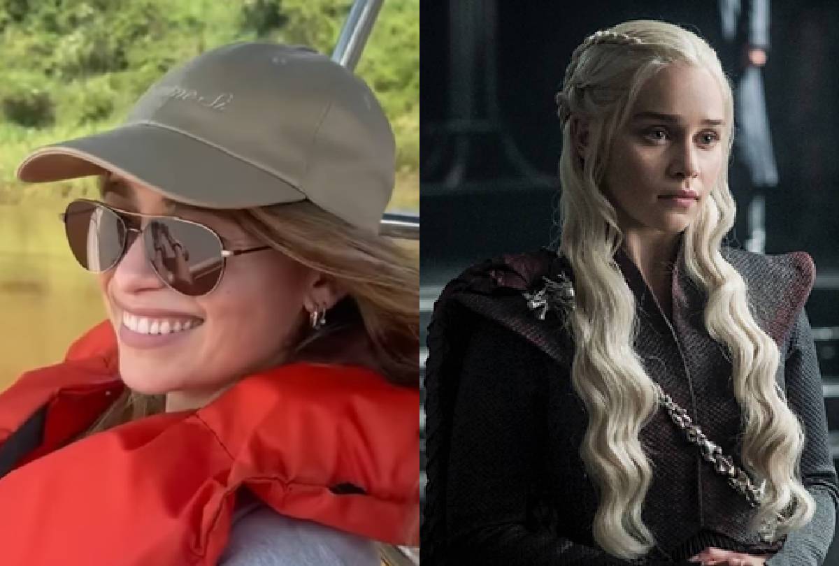 Daenerys em Terras Tropicais: Emilia Clarke Se Maravilha com as Cataratas do Iguaçu e Enlouquece Fãs