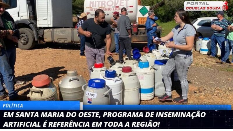 Programa de Inseminação Artificial Impulsiona Pecuária Familiar e Economia em Santa Maria do Oeste
