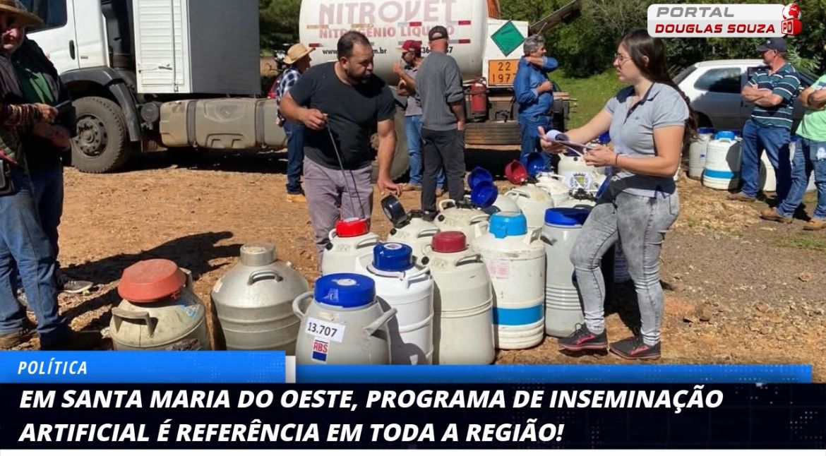 Programa de Inseminação Artificial Impulsiona Pecuária Familiar e Economia em Santa Maria do Oeste