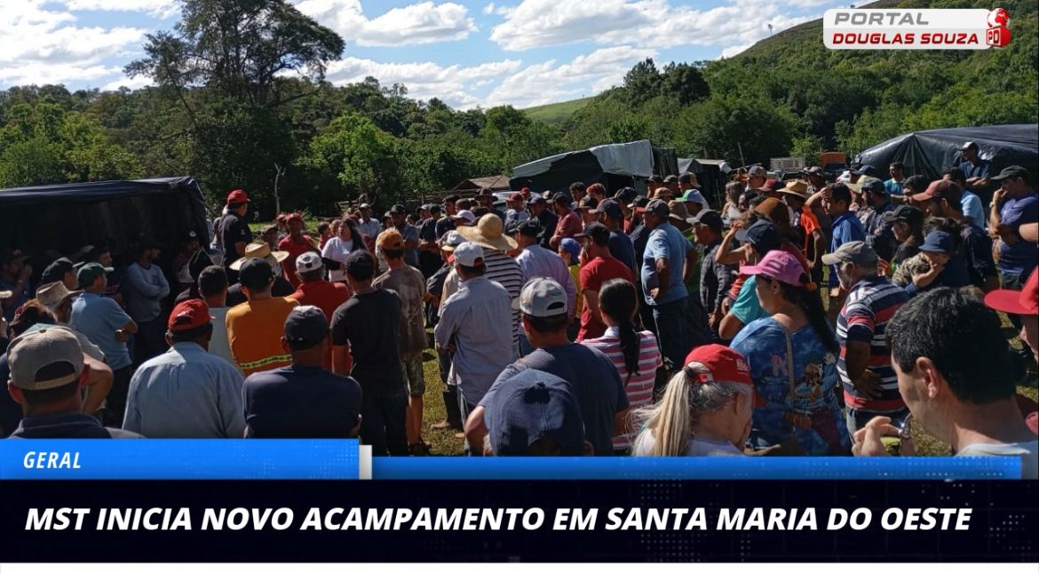 MST Amplia Presença no Paraná: Novo Acampamento Acolhe 300 Famílias em Santa Maria do Oeste