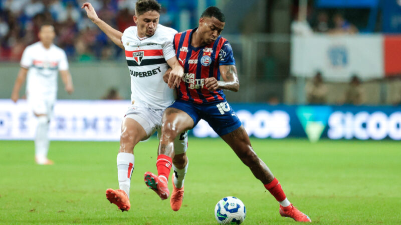 São Paulo e Bahia se enfrentam no Morumbis em duelo direto pelo Brasileirão: Saiba onde assistir e as escalações