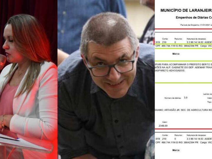 Laranjeiras do Sul: Vereadora Valeide nunca reclamou quando seu irmão e ex-secretário foi campeão de diárias na gestão passada