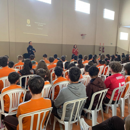 PCPR realiza palestra sobre combate à criminalidade em escola de Palmeira