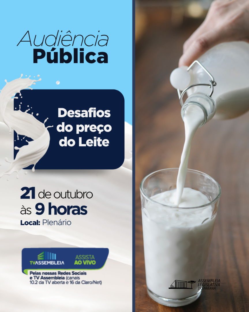 Crise do Leite no Paraná: Assembleia Legislativa Debate Preços e Concorrência Desleal