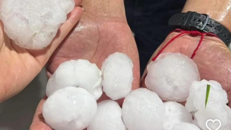 Defesa Civil atua em municípios atingidos por granizo e ventos fortes