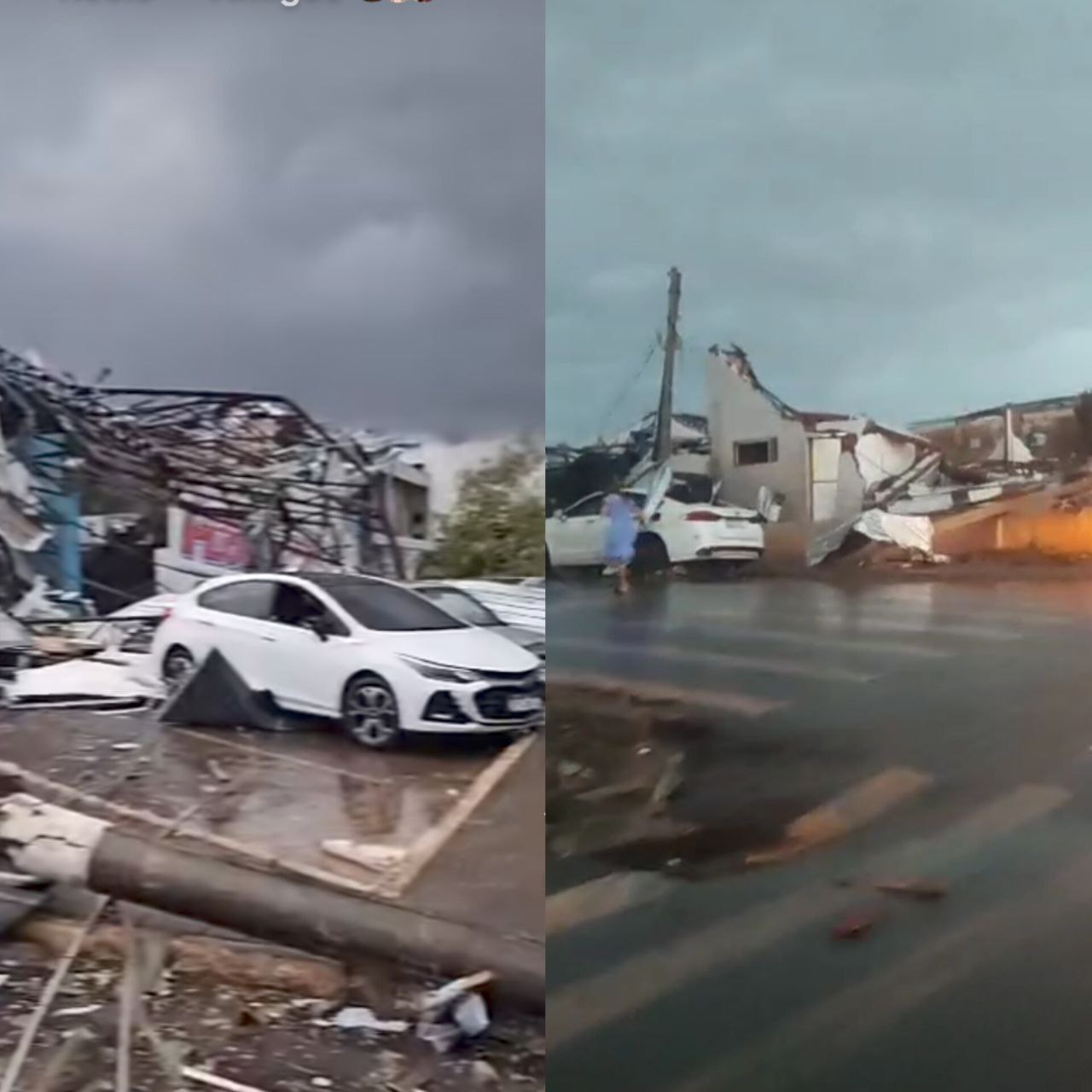 AJUDE ⚠️Tornado devasta Rio Bonito do Iguaçu nesta sexta-feira (7)