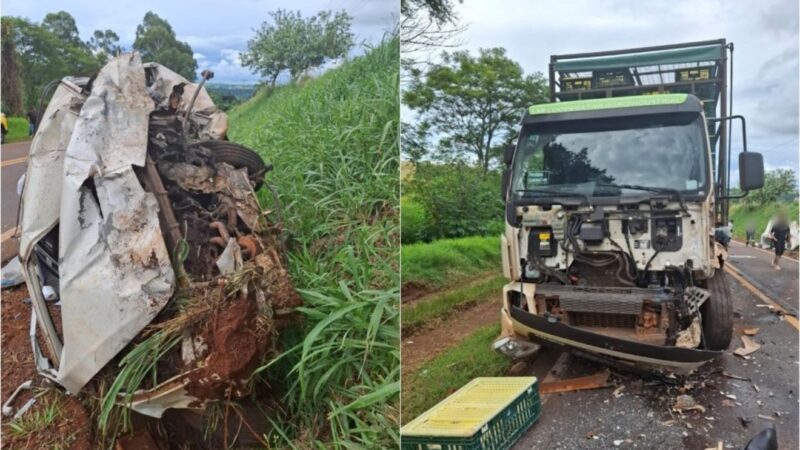 Tragédia na PR-585: Jovem de 20 anos Morre em Colisão Frontal com Caminhão