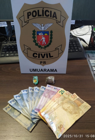 PCPR prende casal em flagrante por tráfico de drogas em Umuarama