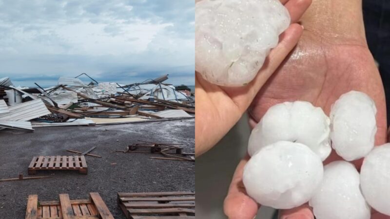 Temporal Devasta Paraná: Ventos Fortes e Granizo Gigante Causam Destruição Generalizada