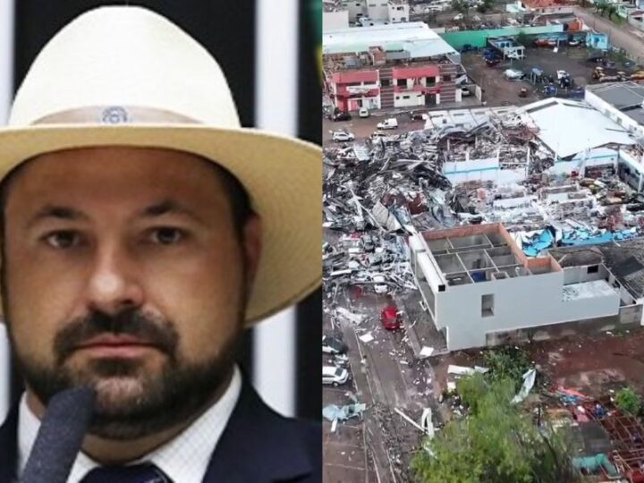 Deputado Geraldo Mendes mobiliza rede de solidariedade para ajudar famílias atingidas por tornado em Rio Bonito do Iguaçu (PR)