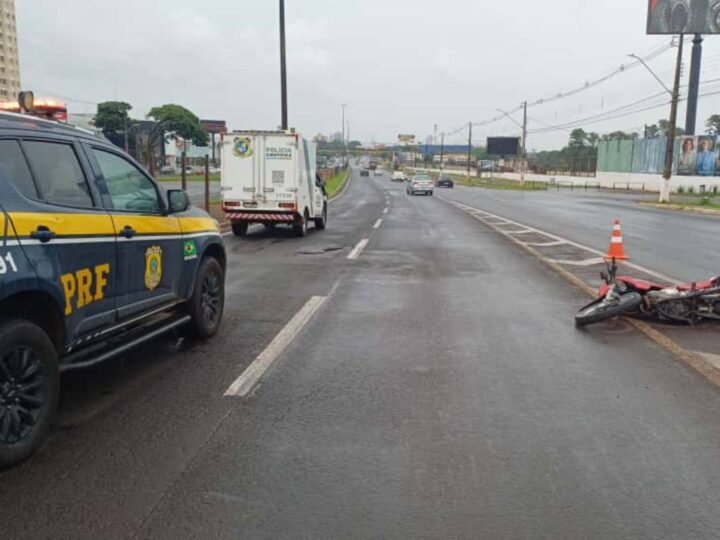 Tragédia na BR-376: Motociclista Morre em Acidente e Filho Adolescente é Resgatado