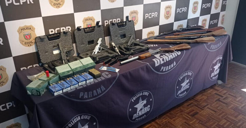 PCPR prende quatro pessoas em operação contra braço financeiro do tráfico no Oeste