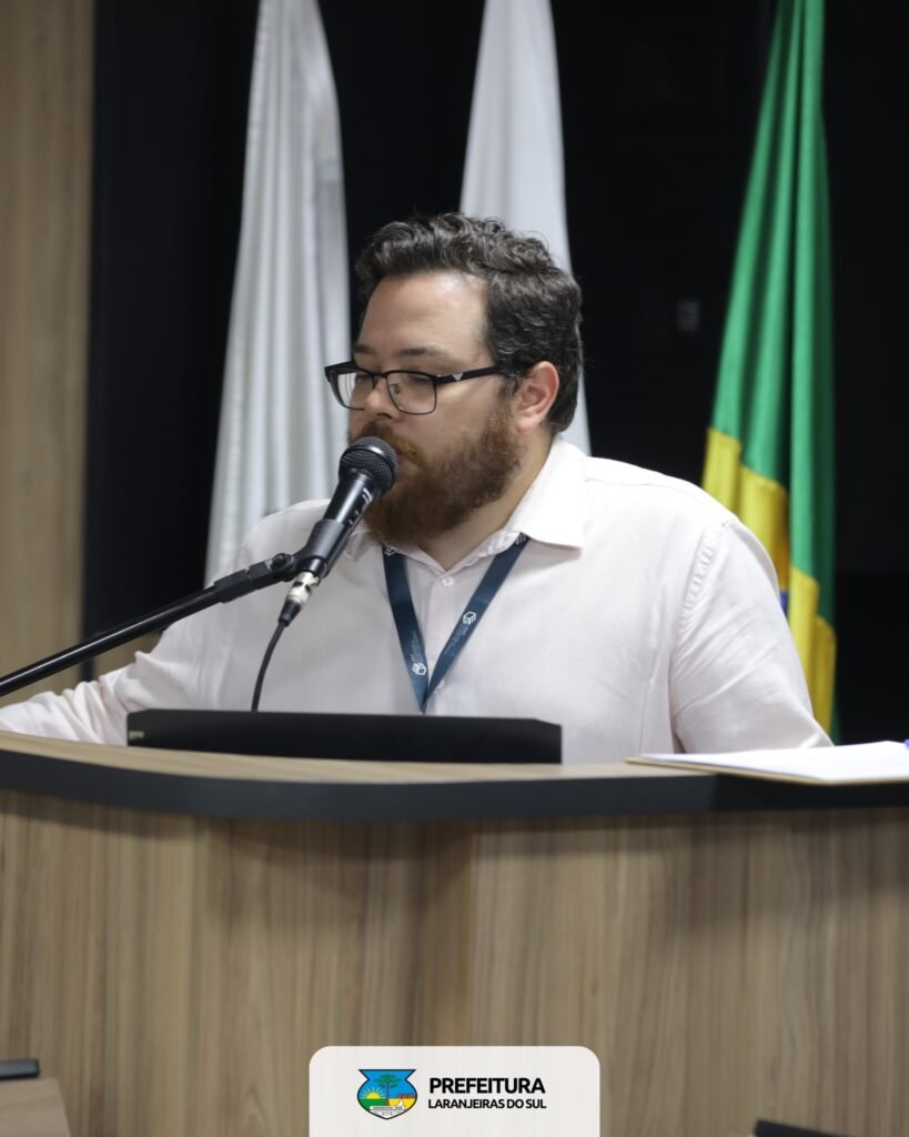 Victor Kennedy, representando a empresa Líder Engenharia & Gestão de Cidades (Foto: Secom/PMLS)