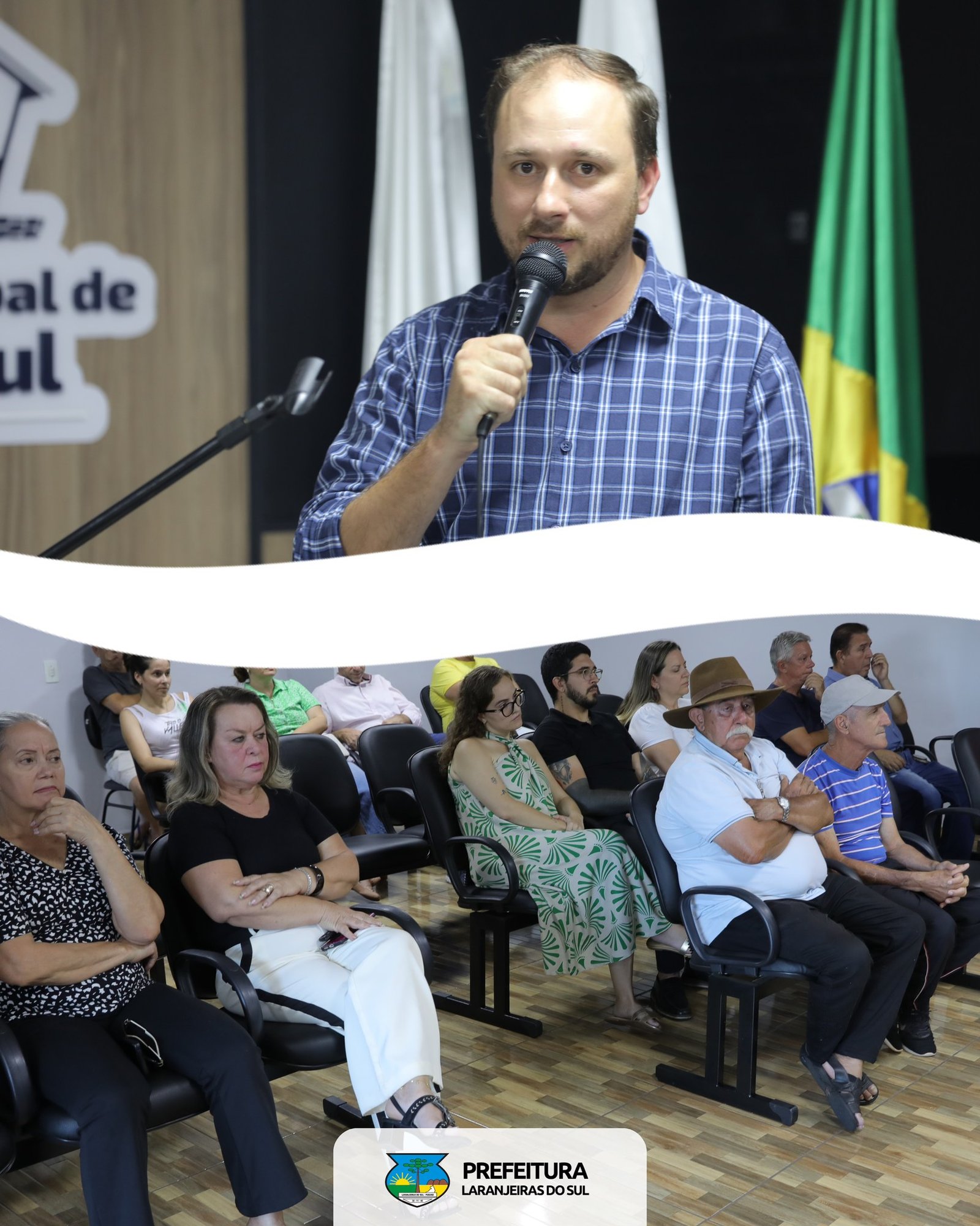 Prefeito Jaison Mendes participou da Audiência Pública (Foto: Secom/PMLS)
