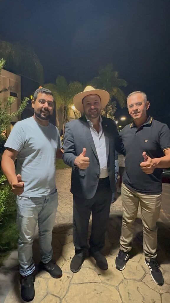 Com o deputado federal Geraldo Mendes (Foto: Divulgação)