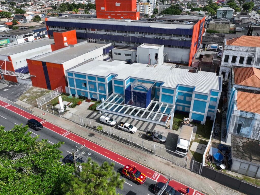 O novo hospital e marternidade em Pararaguá (Foto: (Foto: Crédito/Fotos: Secid-Pr/AEN)