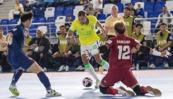 Brasil e Holanda se enfrentam em amistoso de futsal em Foz do Iguaçu