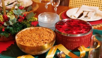 Crema Lab lança sobremesa natalina que combina gelato artesanal e design exclusivo
