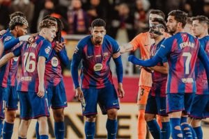 Foto: Reprodução/@ronaldaraujo_4Capitão do Barcelona revela torcida pelo Inter e