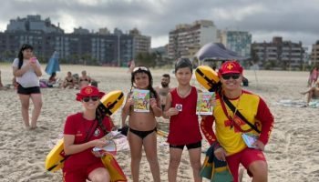 Bombeiros realizam ações educativas para crianças no primeiro fim de semana do verão