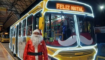 Pérola circula com ônibus do Papai Noel a partir desta semana em Guarapuava