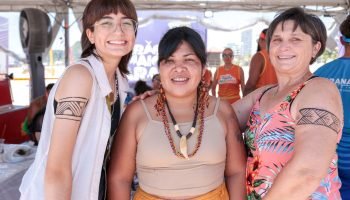 Verão Maior Paraná: oficina de pinturas corporais valoriza cultura indígena no Litoral