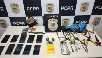 PCPR e GCM prendem sete por furto de módulos de caminhão em Ponta Grossa