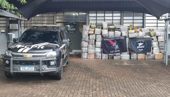 PCPR e PMPR apreendem 4 toneladas de maconha em veículo em São Miguel do Iguaçu