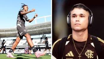 Botafogo e Flamengo se enfrentam em campo nas quartas de final do Campeonato Car