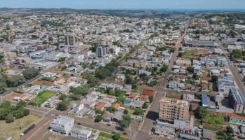 Cidade de Laranjeiras do Sul em 2025 (Foto: Secom/PMLDS)