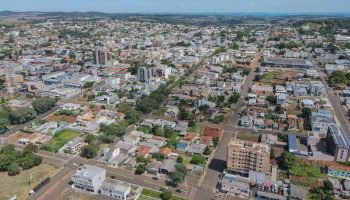 Cidade de Laranjeiras do Sul em 2025 (Foto: Secom/PMLDS)