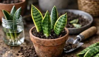 Multiplique espadas-de-são-jorge com cinco truques simples usando itens domésticos