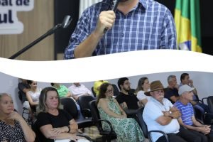 Prefeito Jaison Mendes participou da Audiência Pública (Foto: Secom/PMLS)