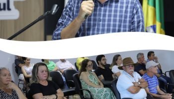 Prefeito Jaison Mendes participou da Audiência Pública (Foto: Secom/PMLS)