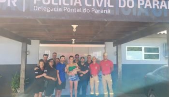 Policial civil salva bebê engasgado em Pontal do Paraná
