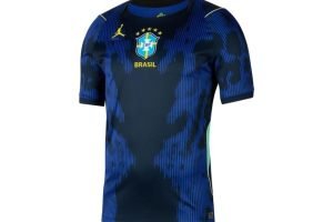 Camiseta da Seleção brasileira com o 'jumpman', logo da marca do Michael Jordan