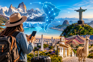 Conexões pela América do Sul
