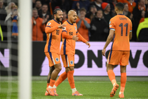 Seleção da Holanda — Foto: Seleção da Holanda JOHN THYS / AFP